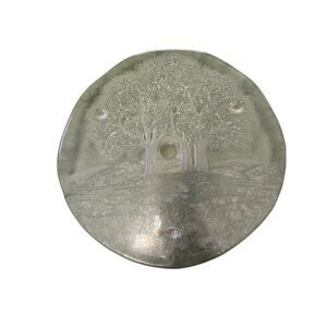 Studio Nova Sun Valley Glass Cake Stand 13" Trees Meadow West Germany